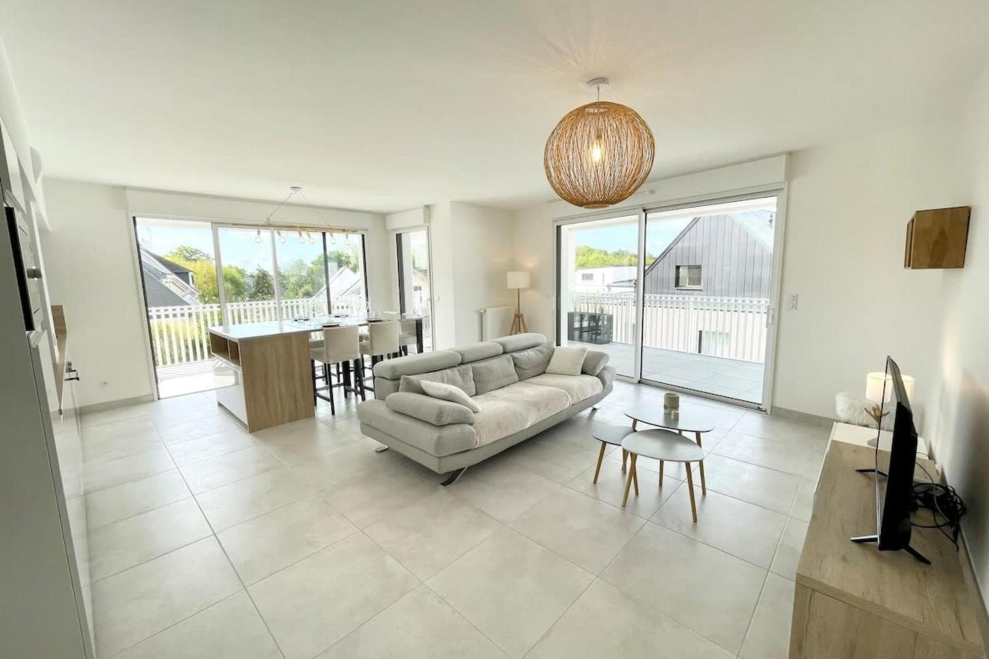 Spacieux Appartement Neuf De Standing Hyper Cosy Larmor-Plage Buitenkant foto