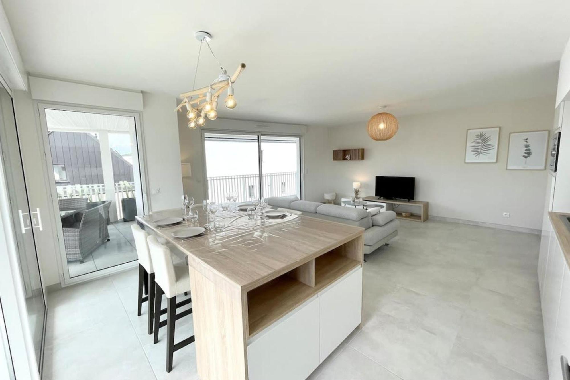 Spacieux Appartement Neuf De Standing Hyper Cosy Larmor-Plage Buitenkant foto